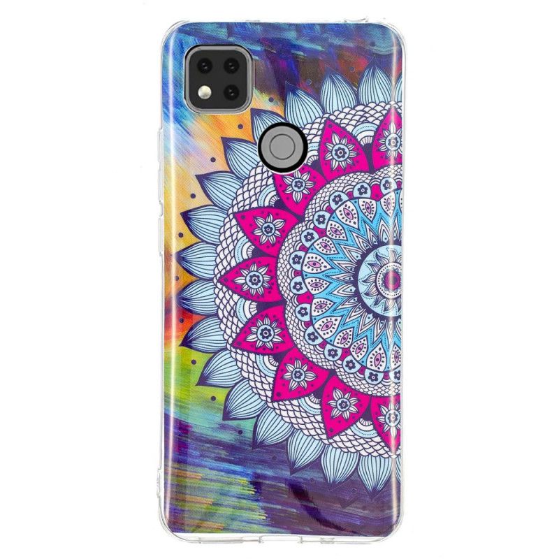 Futerały Xiaomi Redmi 9C Etui na Telefon Mandala W Kolorze Fluorescencyjnym