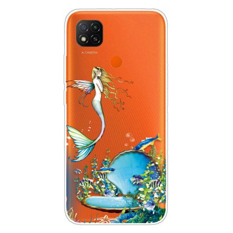 Futerały Xiaomi Redmi 9C Etui na Telefon Niebieska Syrena