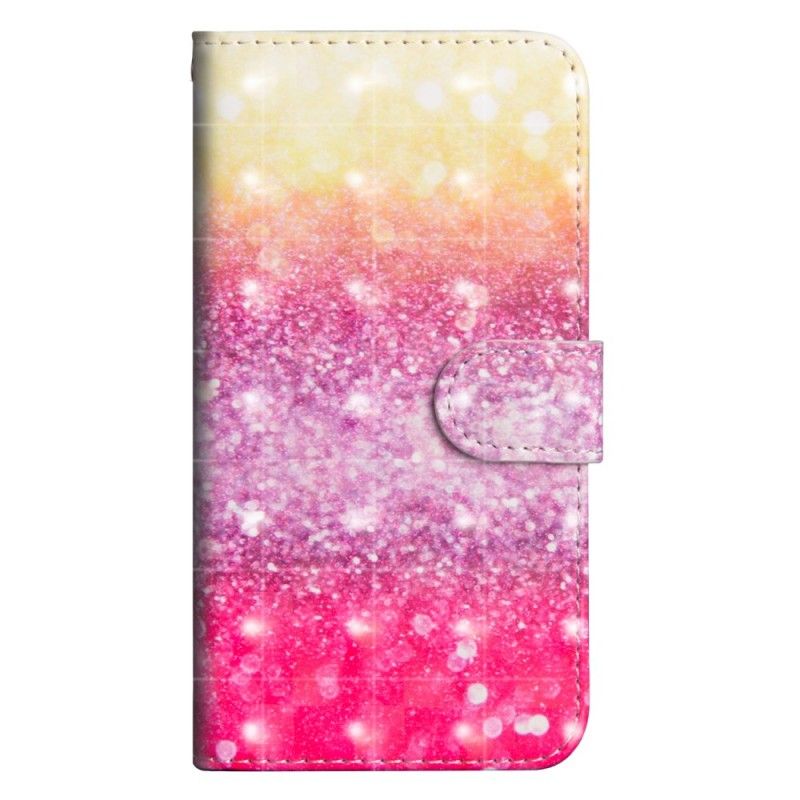 Etui Folio Xiaomi Redmi Note 7 Brokat Gradientu W Kolorze Magenta Etui Ochronne