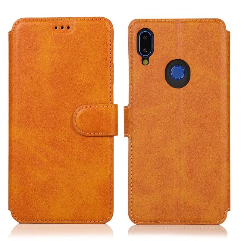 Etui Folio Xiaomi Redmi Note 7 Granatowy Czarny Ekstremalny Efekt Skóry