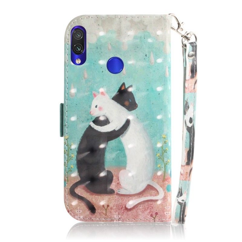 Etui Folio Xiaomi Redmi Note 7 Koci Przyjaciele Ze Stringami Etui Ochronne