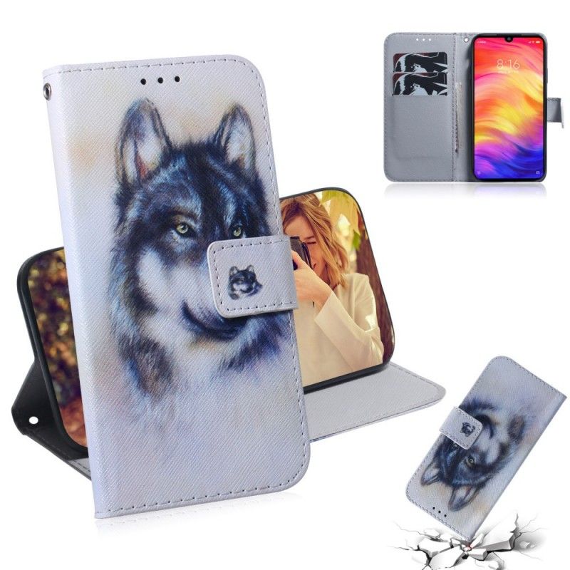 Etui Folio Xiaomi Redmi Note 7 Psie Spojrzenie