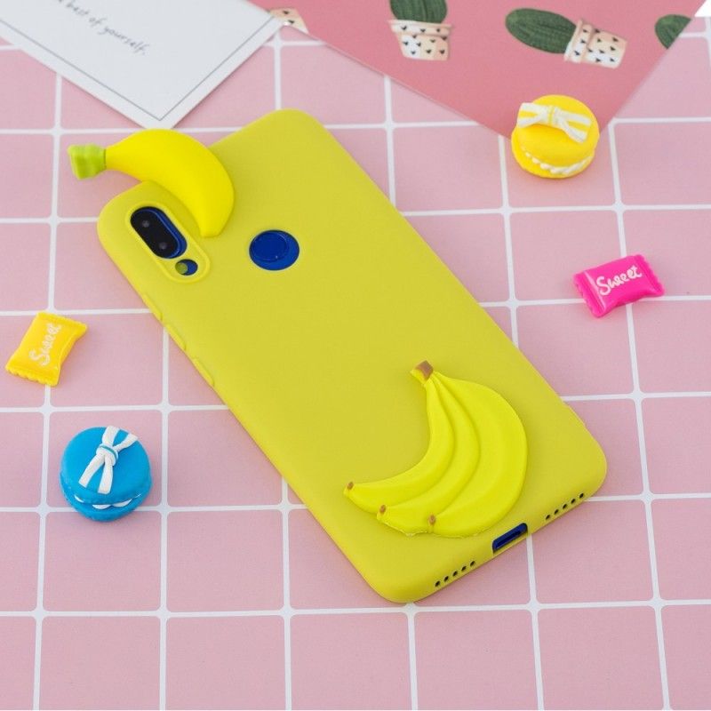 Etui Xiaomi Redmi Note 7 3D Banan Etui Ochronne