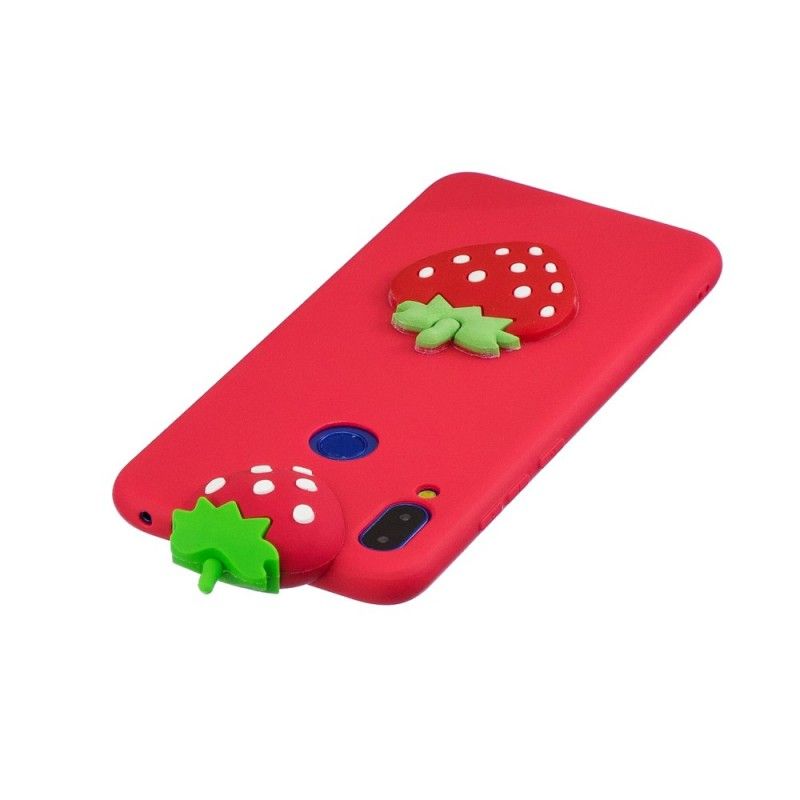 Etui Xiaomi Redmi Note 7 3D Truskawka Etui Ochronne