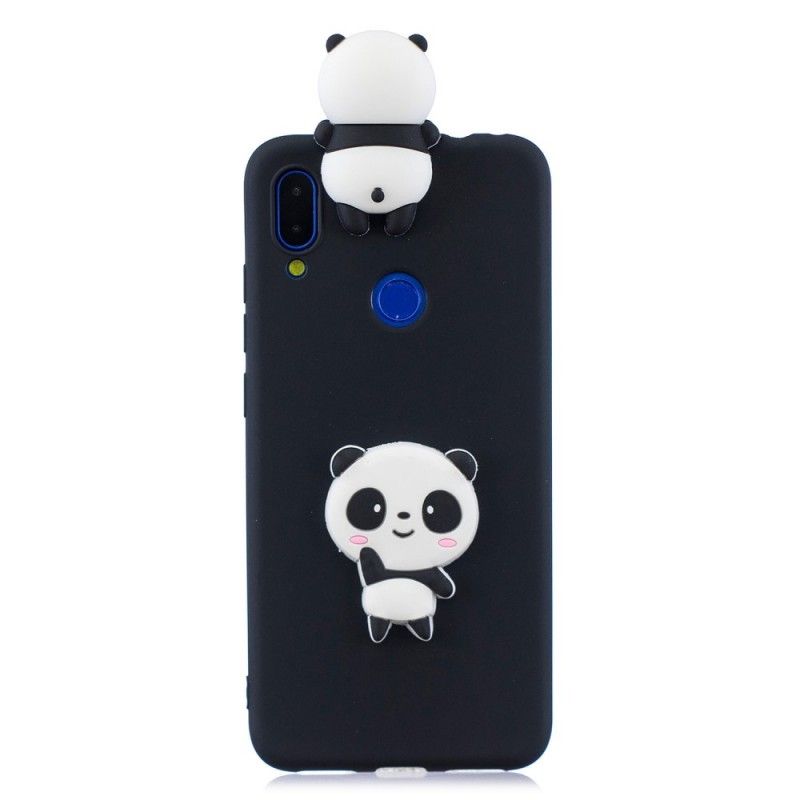 Etui Xiaomi Redmi Note 7 Biały Czarny 3D Moja Panda