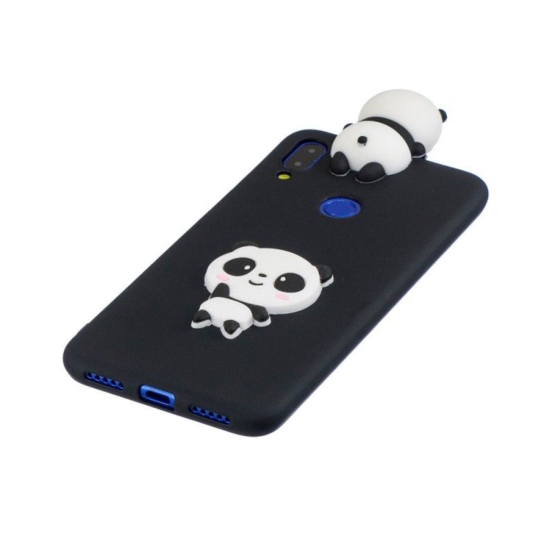 Etui Xiaomi Redmi Note 7 Biały Czarny 3D Moja Panda