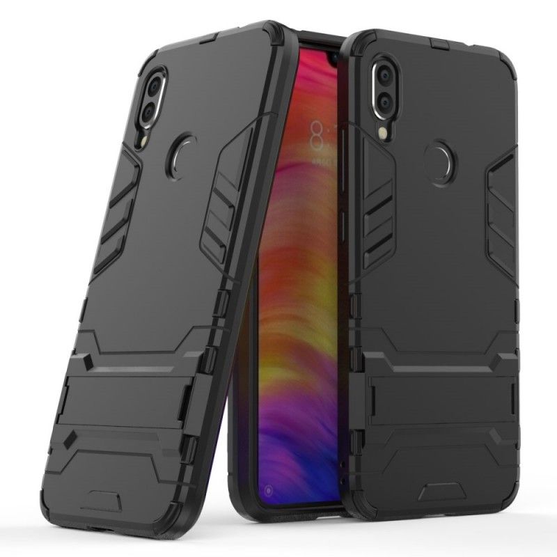 Etui Xiaomi Redmi Note 7 Czerwony Czarny Ultra Odporny