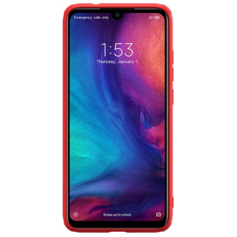 Etui Xiaomi Redmi Note 7 Czerwony Elastyczny Nillkin