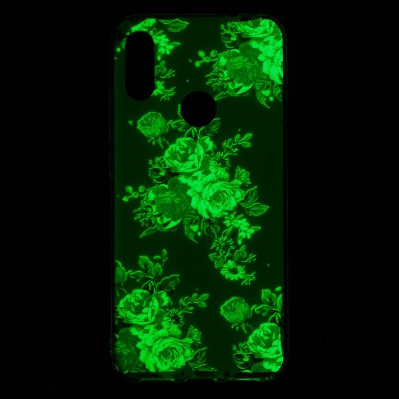 Etui Xiaomi Redmi Note 7 Fluorescencyjne Kwiaty Wolności Etui Ochronne