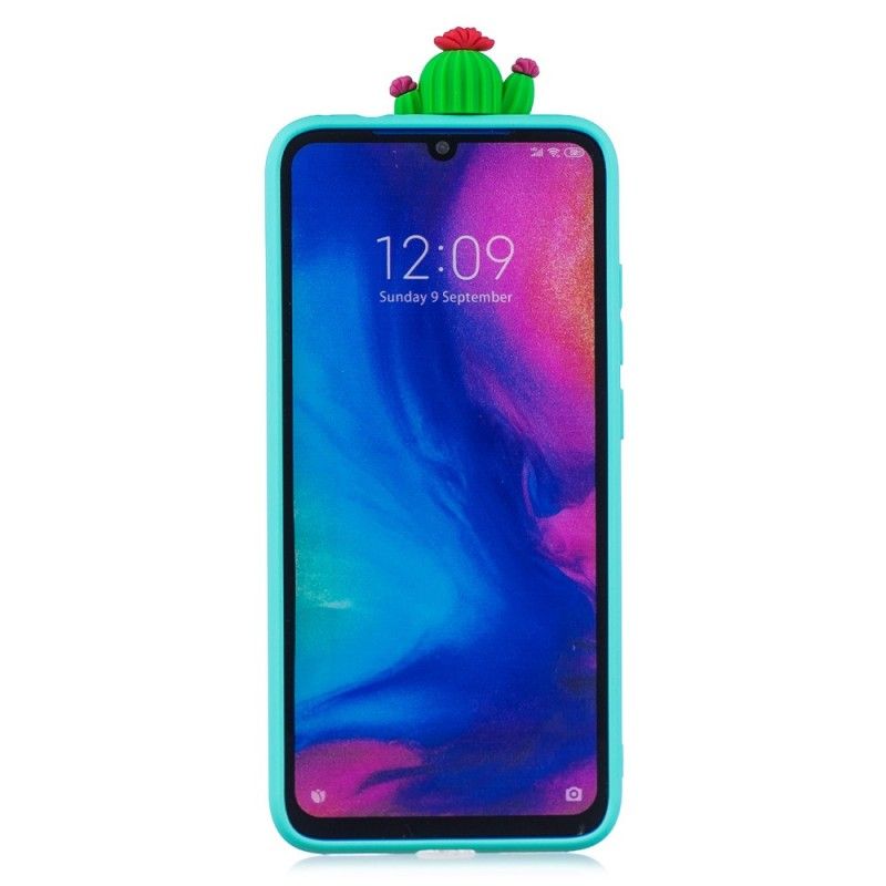 Etui Xiaomi Redmi Note 7 Kaktusowe Szaleństwo W 3D Etui Ochronne