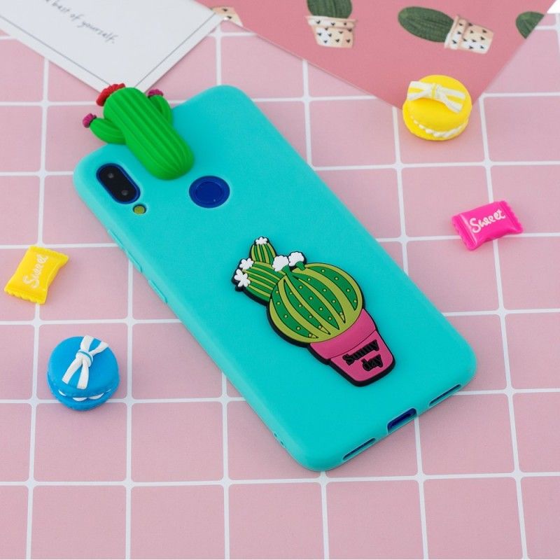 Etui Xiaomi Redmi Note 7 Kaktusowe Szaleństwo W 3D Etui Ochronne