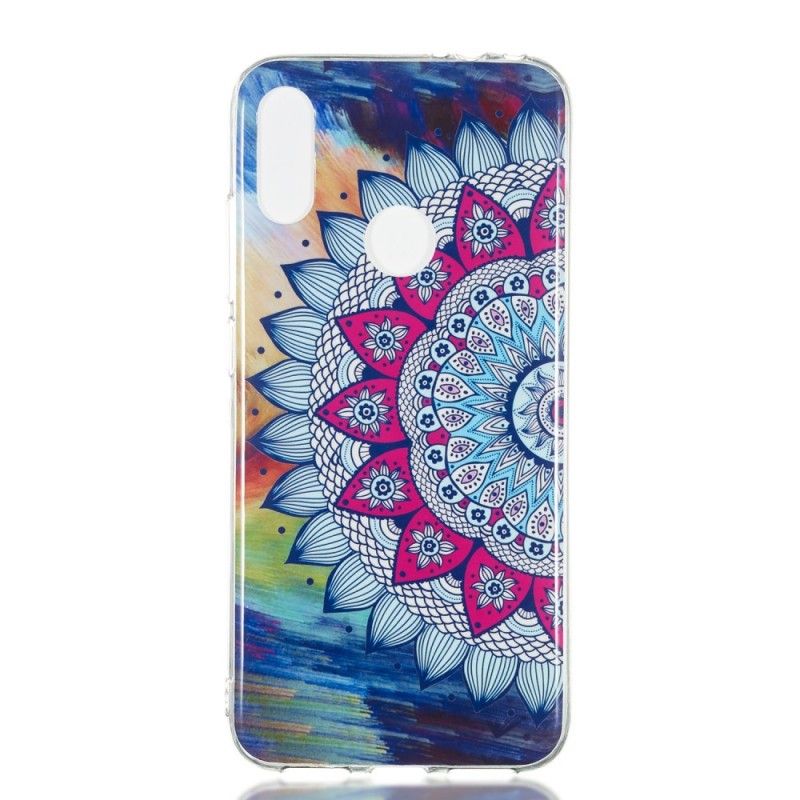 Etui Xiaomi Redmi Note 7 Mandala W Kolorze Fluorescencyjnym Etui Ochronne