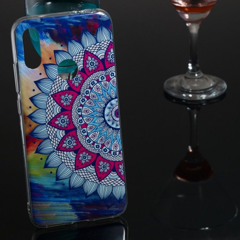 Etui Xiaomi Redmi Note 7 Mandala W Kolorze Fluorescencyjnym Etui Ochronne