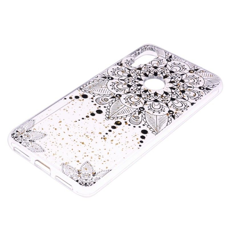 Etui Xiaomi Redmi Note 7 Przezroczysta Szara Mandala