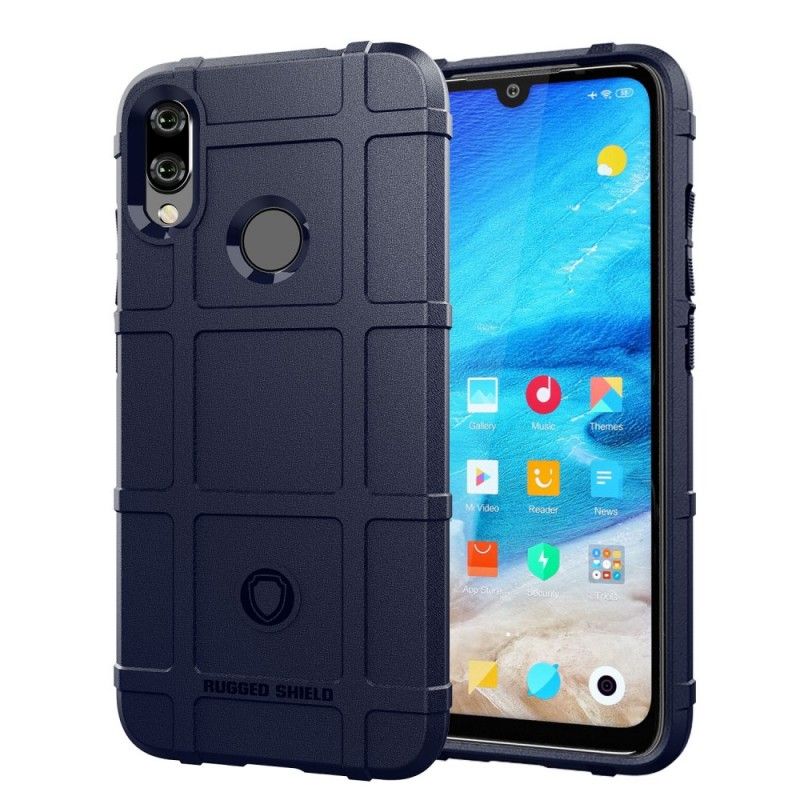 Etui Xiaomi Redmi Note 7 Szary Czarny Wytrzymała Tarcza Etui Ochronne