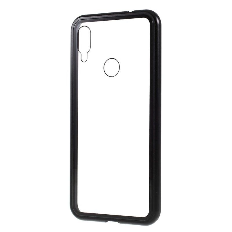 Flip Kotelot Xiaomi Redmi Note 7 Czerwony Czarny Przezroczysty. Zdejmowany