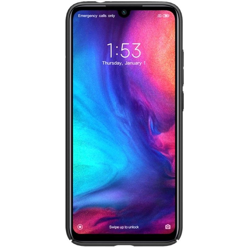 Futerały Xiaomi Redmi Note 7 Czarny Etui na Telefon Sztywny Matowy Nillkin