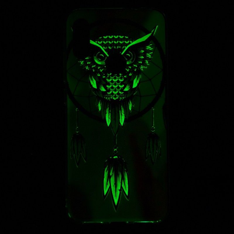 Futerały Xiaomi Redmi Note 7 Etui na Telefon Fluorescencyjny Łapacz Snów Sowy