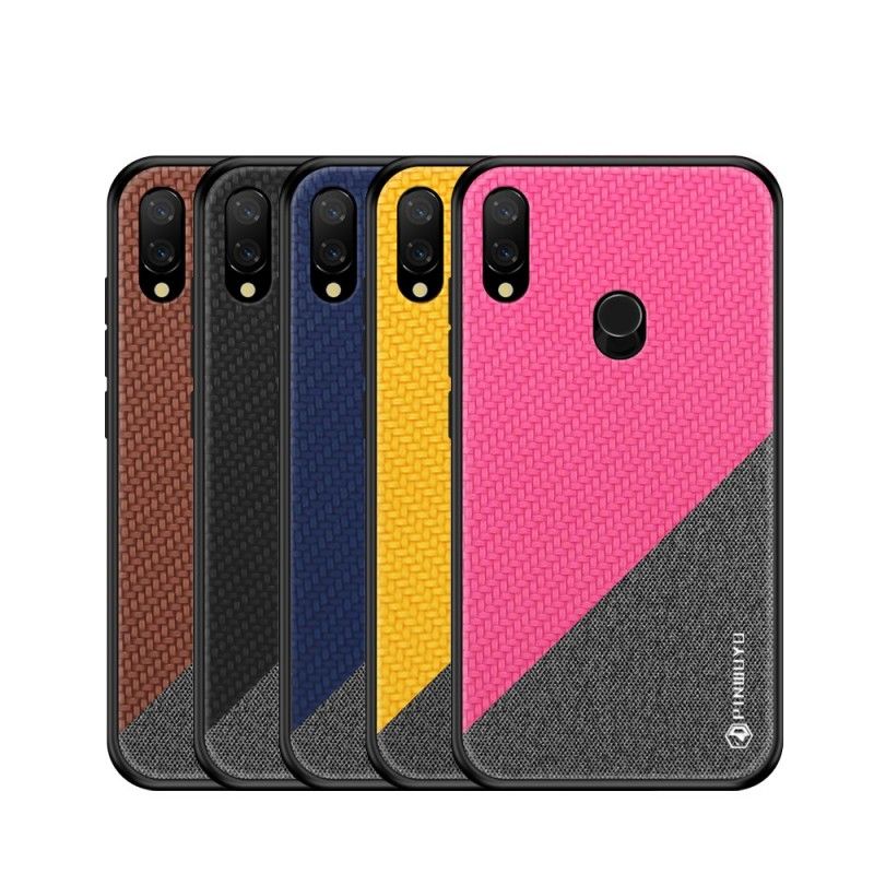 Futerały Xiaomi Redmi Note 7 Magenta Czarny Etui na Telefon Seria Mofi Honor