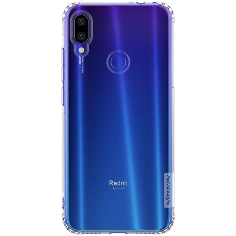 Futerały Xiaomi Redmi Note 7 Przezroczysty Szary Etui na Telefon Przezroczysty Nillkin