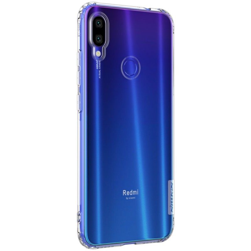 Futerały Xiaomi Redmi Note 7 Przezroczysty Szary Etui na Telefon Przezroczysty Nillkin