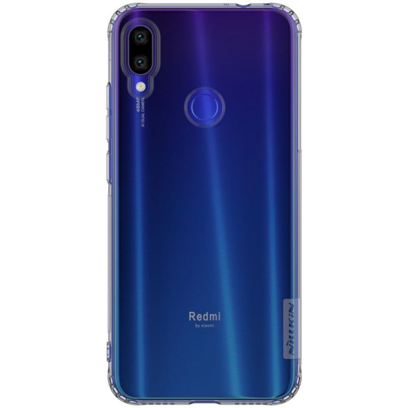 Futerały Xiaomi Redmi Note 7 Przezroczysty Szary Etui na Telefon Przezroczysty Nillkin