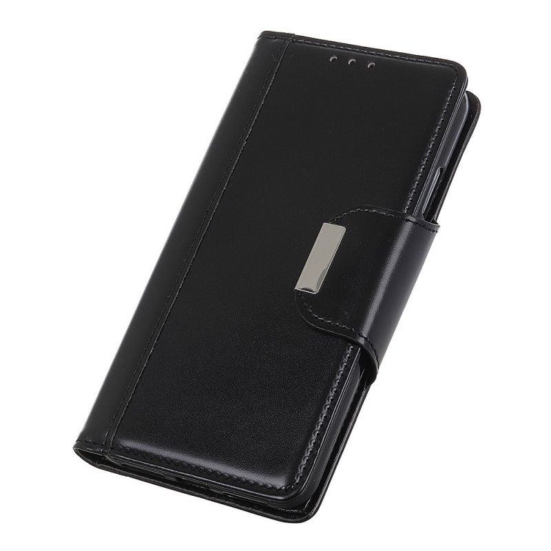 Etui Folio iPhone 11 Pro Max Czarny Eleganckie Zamknięcie Ze Sztucznej Skóry Etui Ochronne