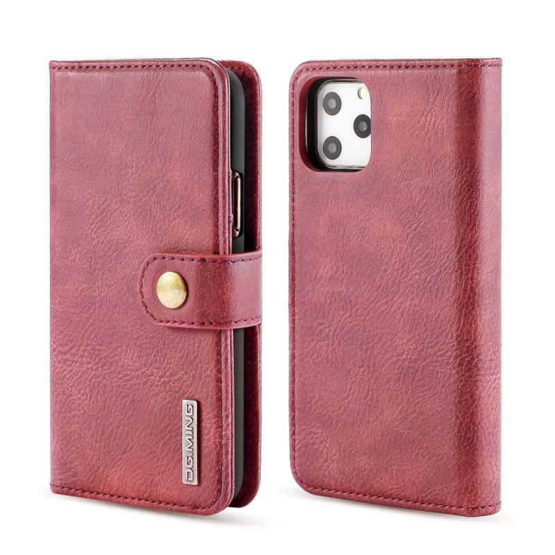 Etui Folio iPhone 11 Pro Max Czerwony Czarny Dg. Odpinany Ming Etui Ochronne