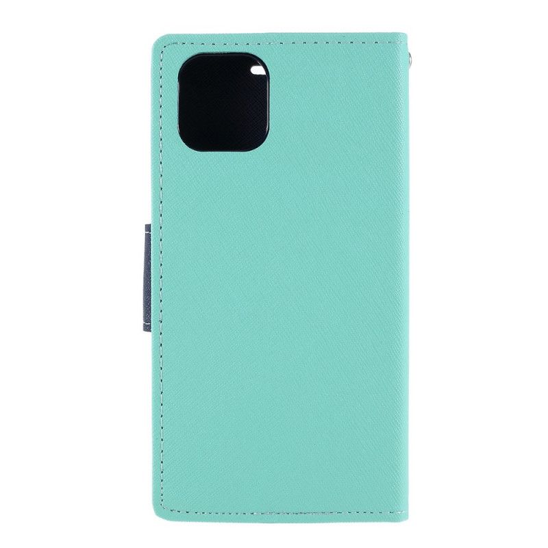 Etui Folio iPhone 11 Pro Max Czerwony Czarny Dwukolorowa Rtęć Etui Ochronne