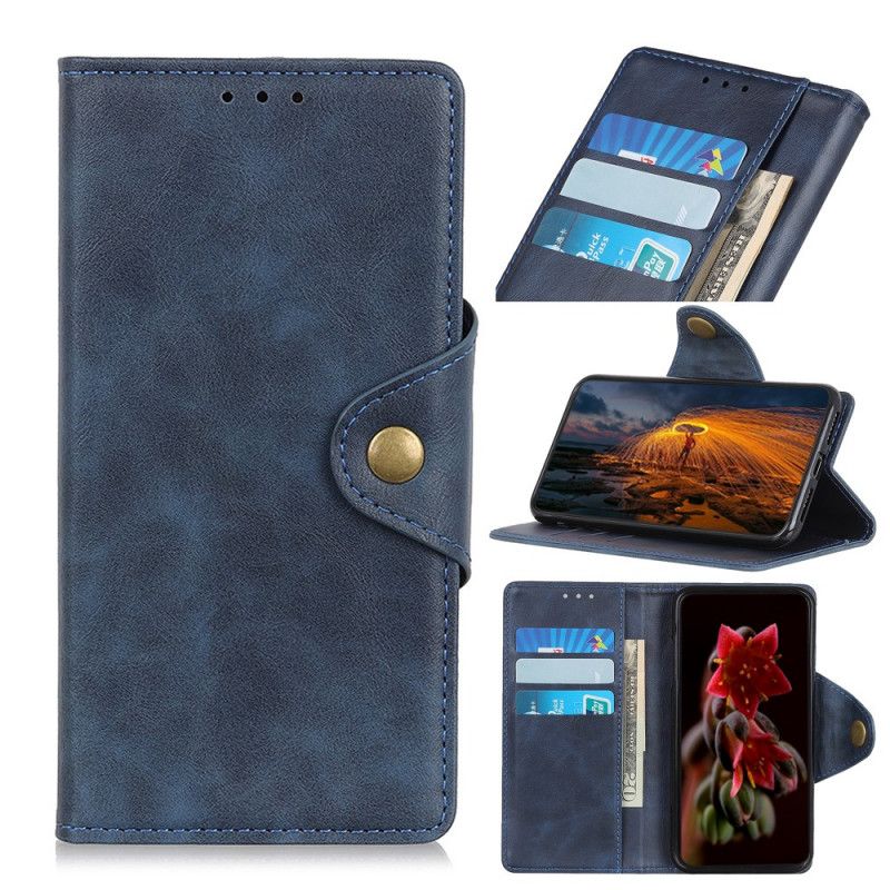 Etui Folio iPhone 11 Pro Max Czerwony Czarny Imitacja Skóry Guzików