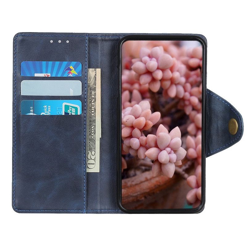 Etui Folio iPhone 11 Pro Max Czerwony Czarny Imitacja Skóry Guzików