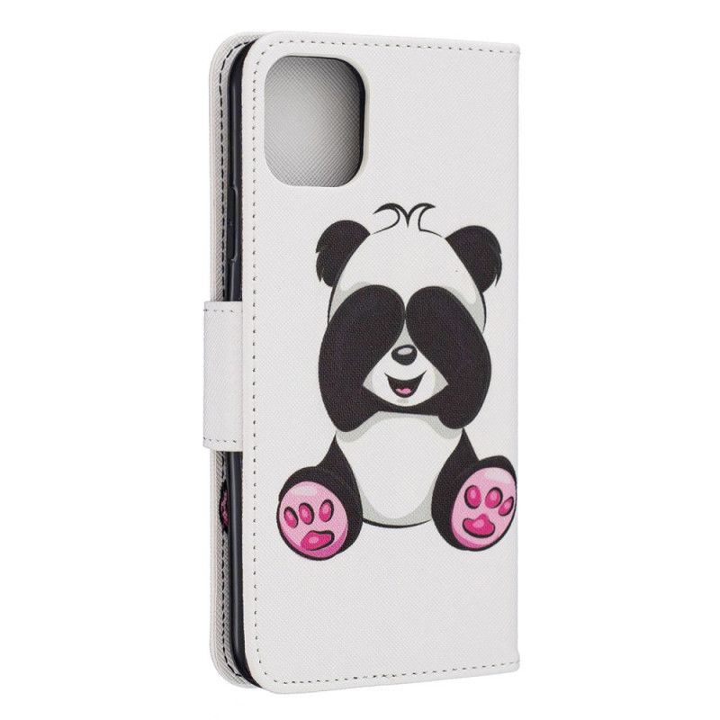 Etui Folio iPhone 11 Pro Max Zabawna Panda