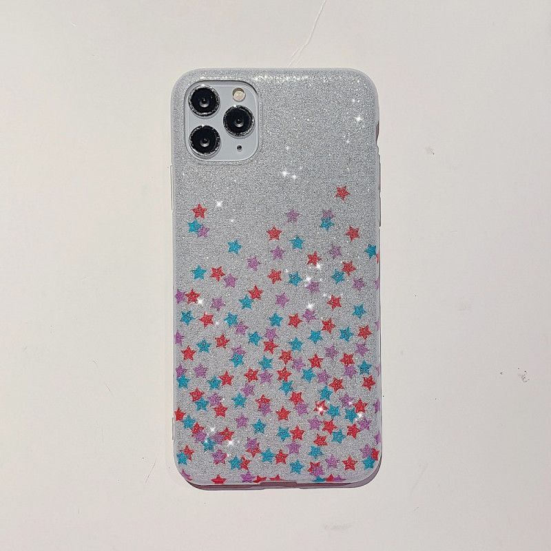 Etui iPhone 11 Pro Max Ciemnoniebieski Biały Blask Gwiazdy