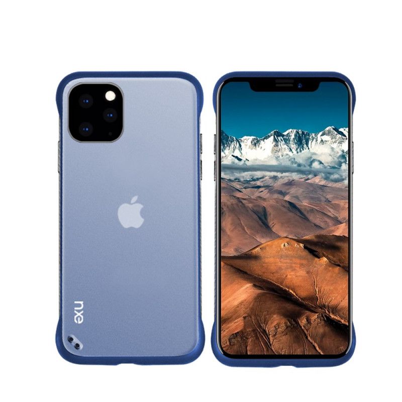 Etui iPhone 11 Pro Max Czarny Matowa Seria Przezroczysta Nxe Etui Ochronne