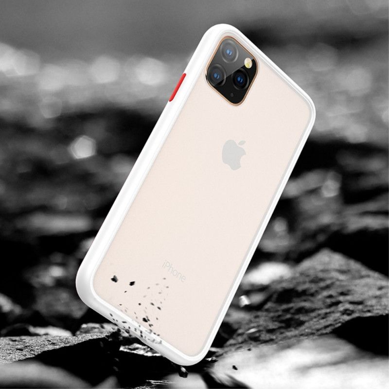 Etui iPhone 11 Pro Max Czarny Półprzezroczyste Ławki Etui Ochronne