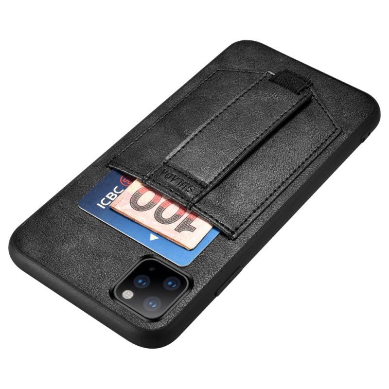 Etui iPhone 11 Pro Max Czerwony Czarny Fajna Seria Sulada