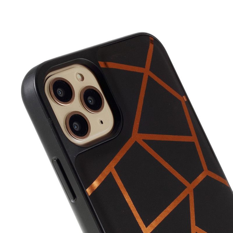 Etui iPhone 11 Pro Max Czerwony Czarny Krzykliwe Z Ciągiem Mutural Etui Ochronne