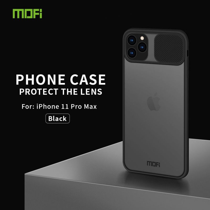 Etui iPhone 11 Pro Max Czerwony Czarny Osłona Modułu Foto Mofi Etui Ochronne