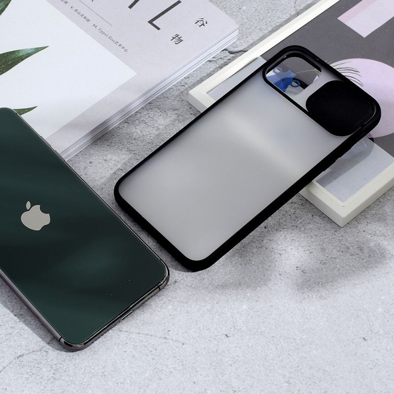 Etui iPhone 11 Pro Max Czerwony Czarny Osłona Modułu Foto Etui Ochronne