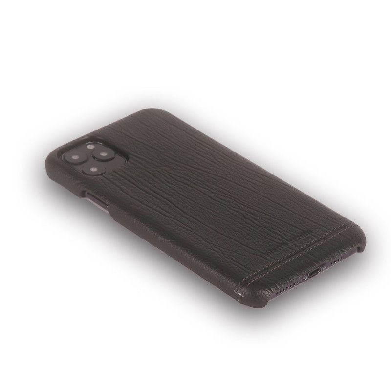 Etui iPhone 11 Pro Max Czerwony Czarny Prawdziwa Skóra Pierre Cardin