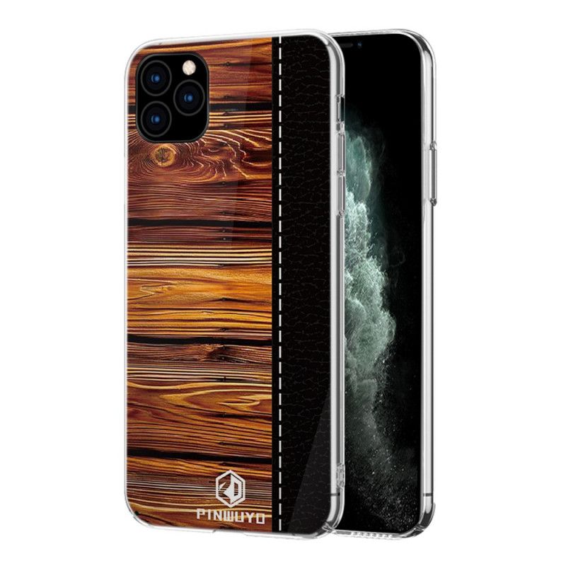 Etui iPhone 11 Pro Max Czerwony Czarny Sosna Dun Seria Pinwuyo Etui Ochronne