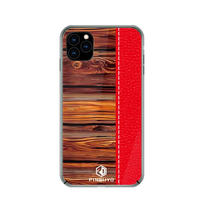 Etui iPhone 11 Pro Max Czerwony Czarny Sosna Dun Seria Pinwuyo Etui Ochronne