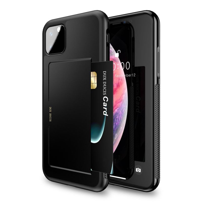 Etui iPhone 11 Pro Max Czerwony Etui Na Karty Dux-Ducis Etui Ochronne