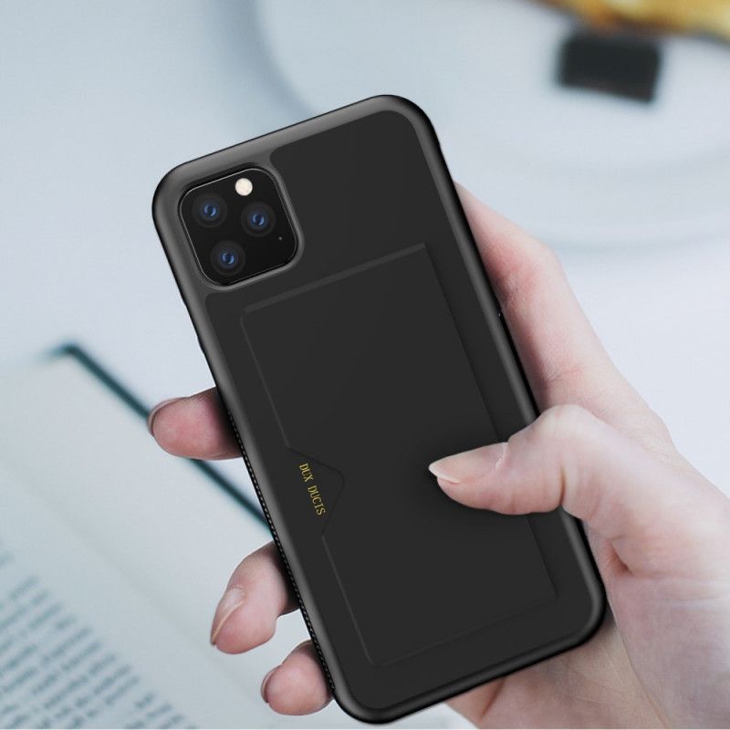 Etui iPhone 11 Pro Max Czerwony Etui Na Karty Dux-Ducis Etui Ochronne