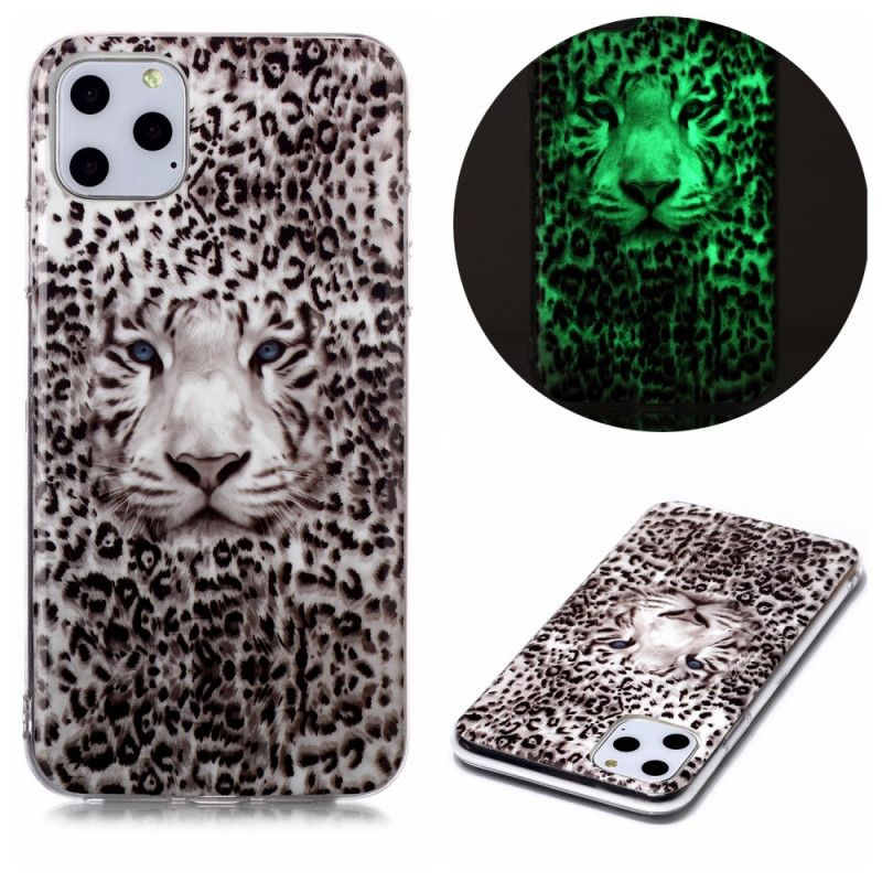 Etui iPhone 11 Pro Max Fluorescencyjny Lampart