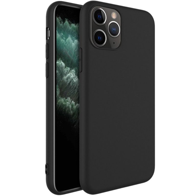 Etui iPhone 11 Pro Max Granatowy Czarny Mata Silikonowa Serii Uc-1 Imak Etui Ochronne