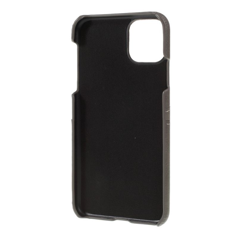 Etui iPhone 11 Pro Max Granatowy Czarny Posiadacz Karty Etui Ochronne