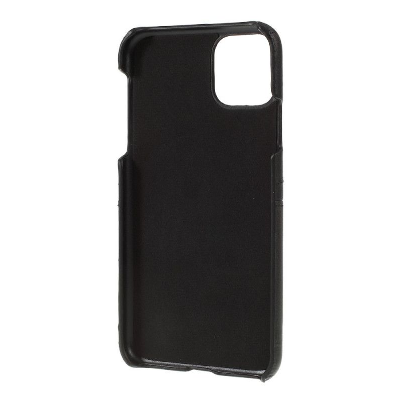 Etui iPhone 11 Pro Max Granatowy Czarny Posiadacz Karty Etui Ochronne