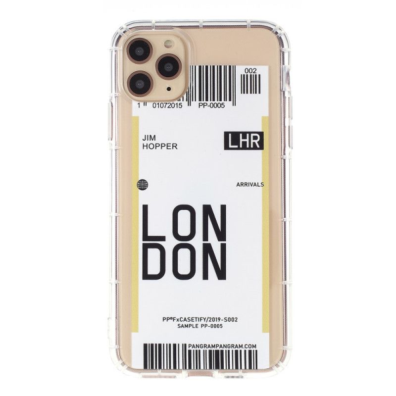 Etui iPhone 11 Pro Max Karta Pokładowa Do Londynu