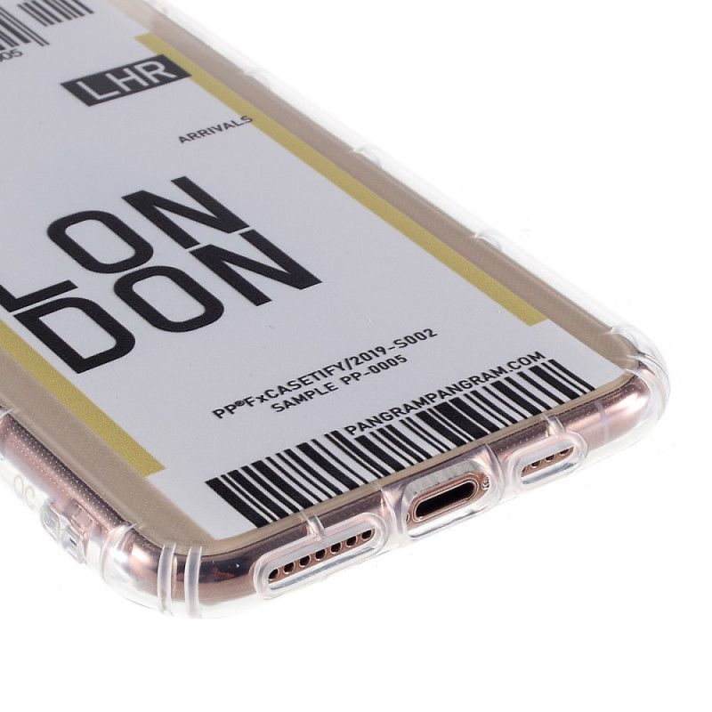 Etui iPhone 11 Pro Max Karta Pokładowa Do Londynu